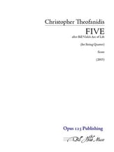 Five String Quartet Score and Parts cover